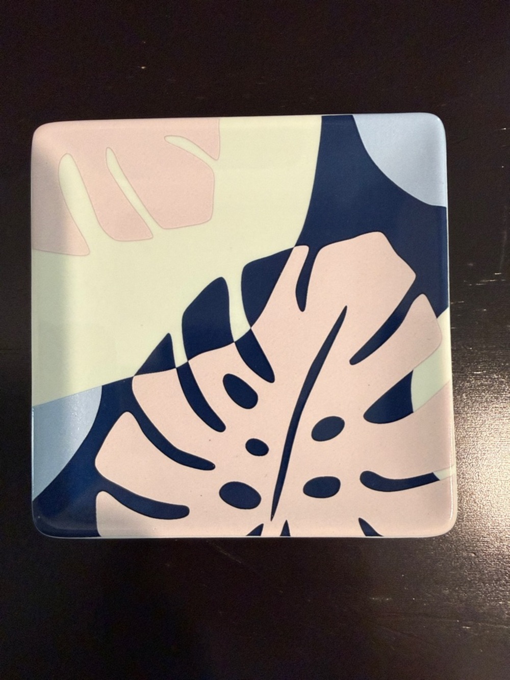 kate spade pink navy and white ceramic trinket dishes - Picture 2 of 5